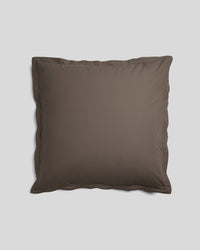 Percale Euro Sham (Warm Grey)