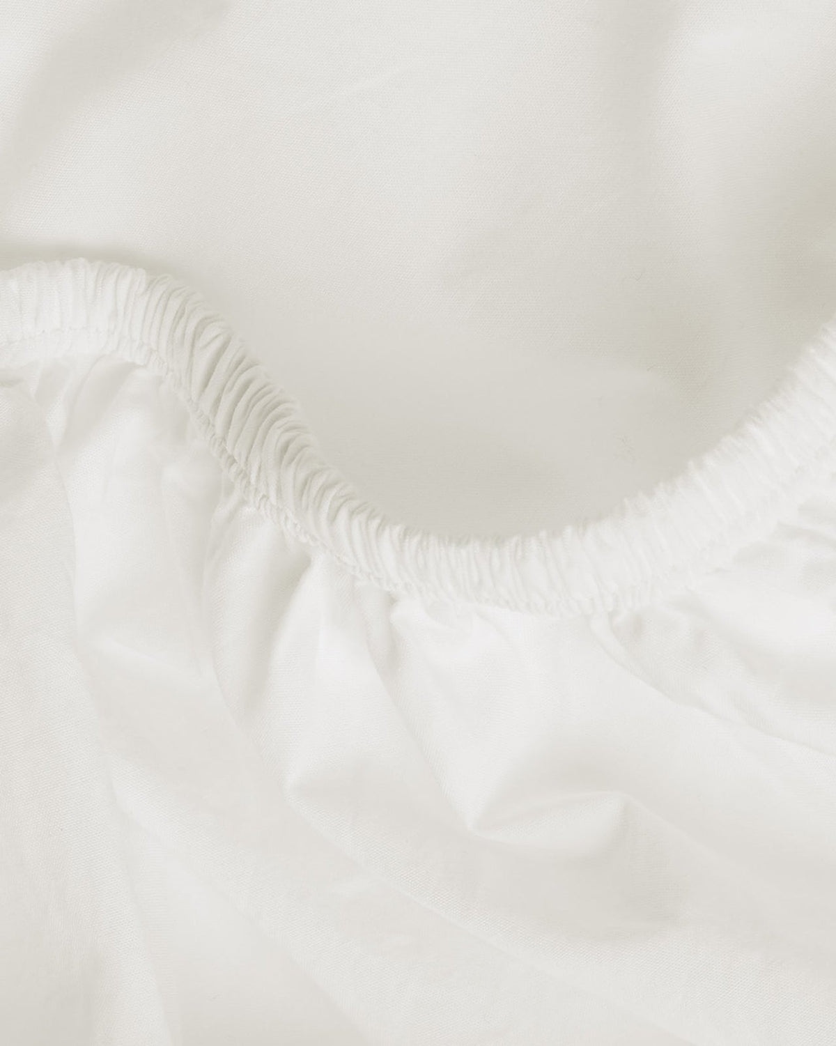 Percale Fitted Sheet (Cream)