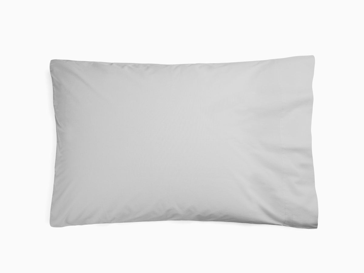 Percale Pillowcase Set - FINAL SALE (Light Grey)