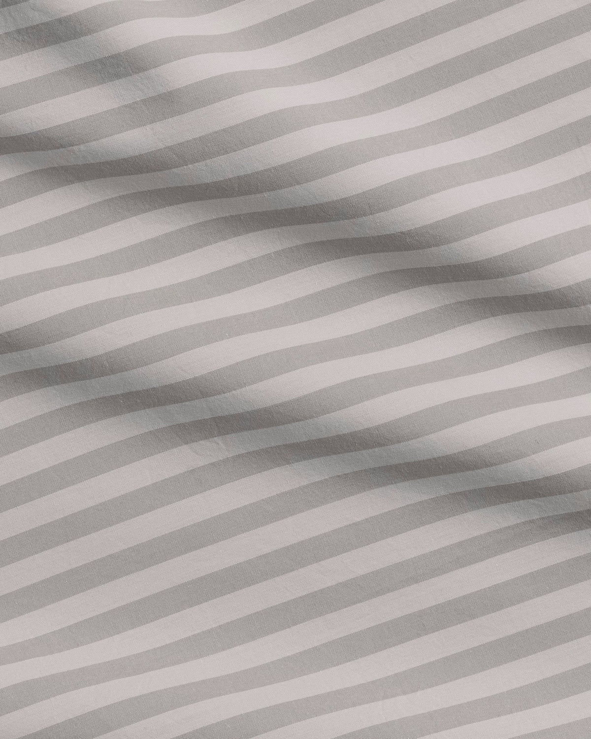 Percale Fitted Sheet (Pebble Stripe)
