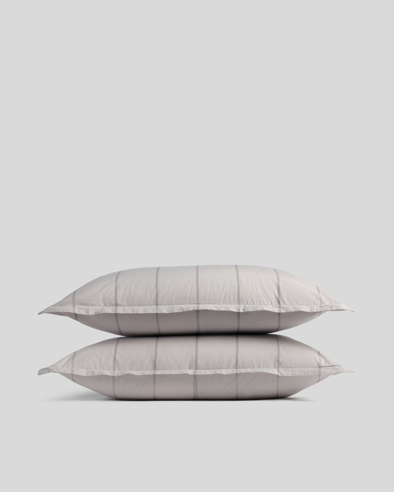 Percale Sham Set (Pebble Stripe)