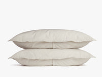 Percale Sham Set - FINAL SALE (Sand)