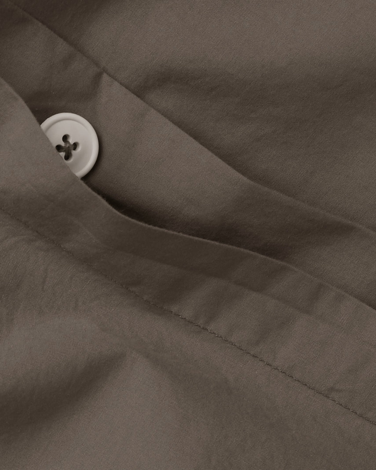 Percale Duvet Cover Set - Warm Grey TW/XL