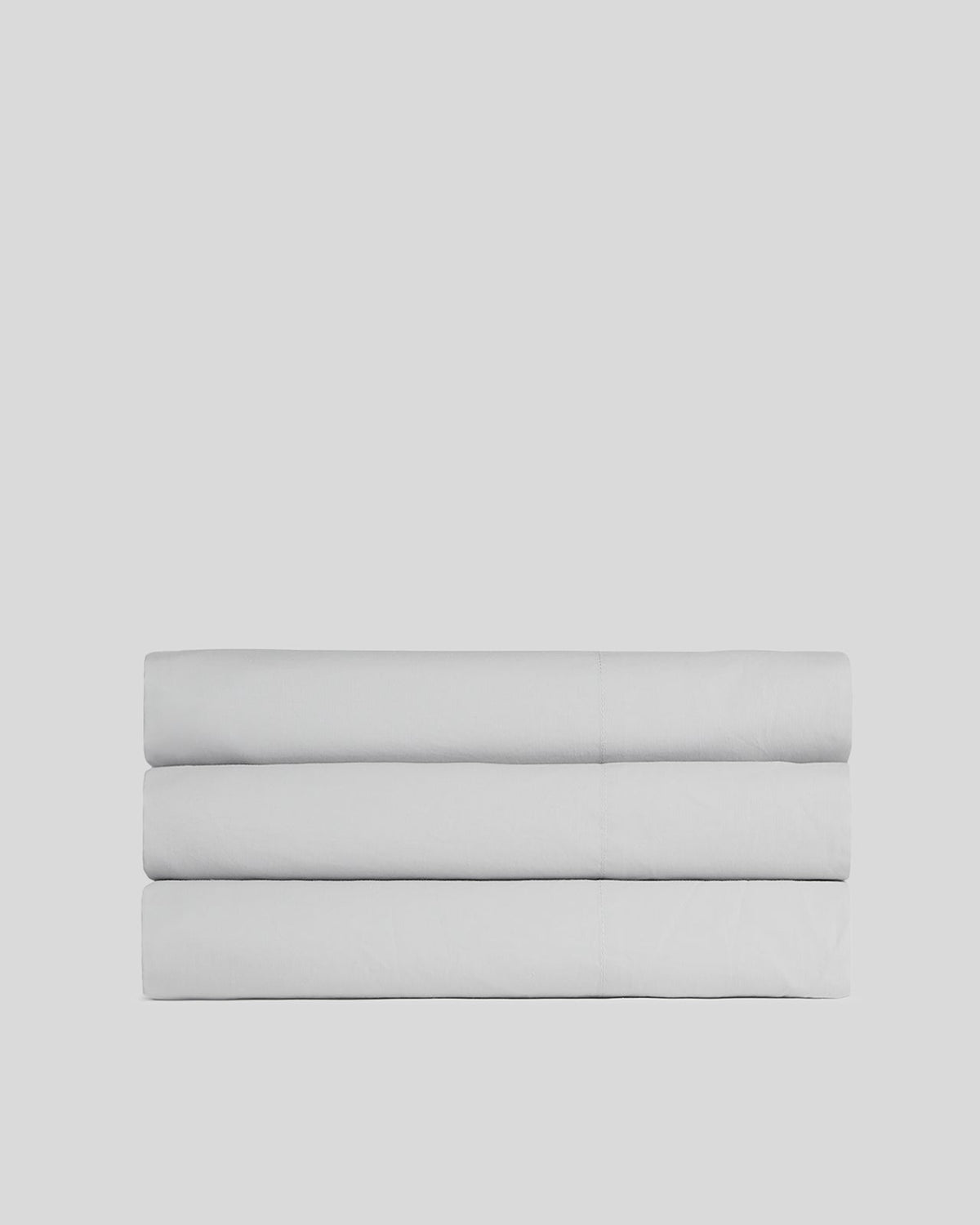 Percale Top Sheet - FINAL SALE (Light Grey)