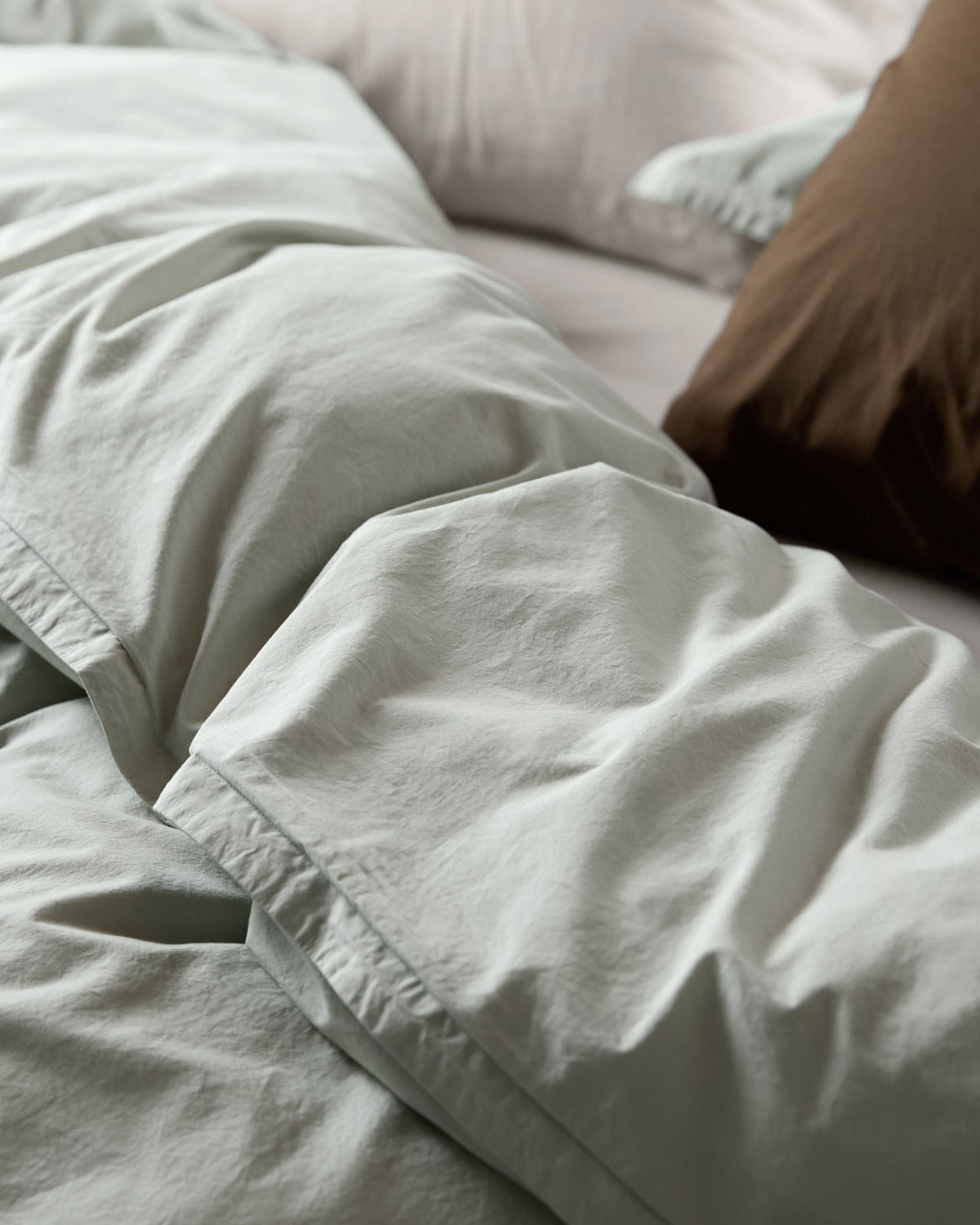 Percale Top Sheet - FINAL SALE (Sage)