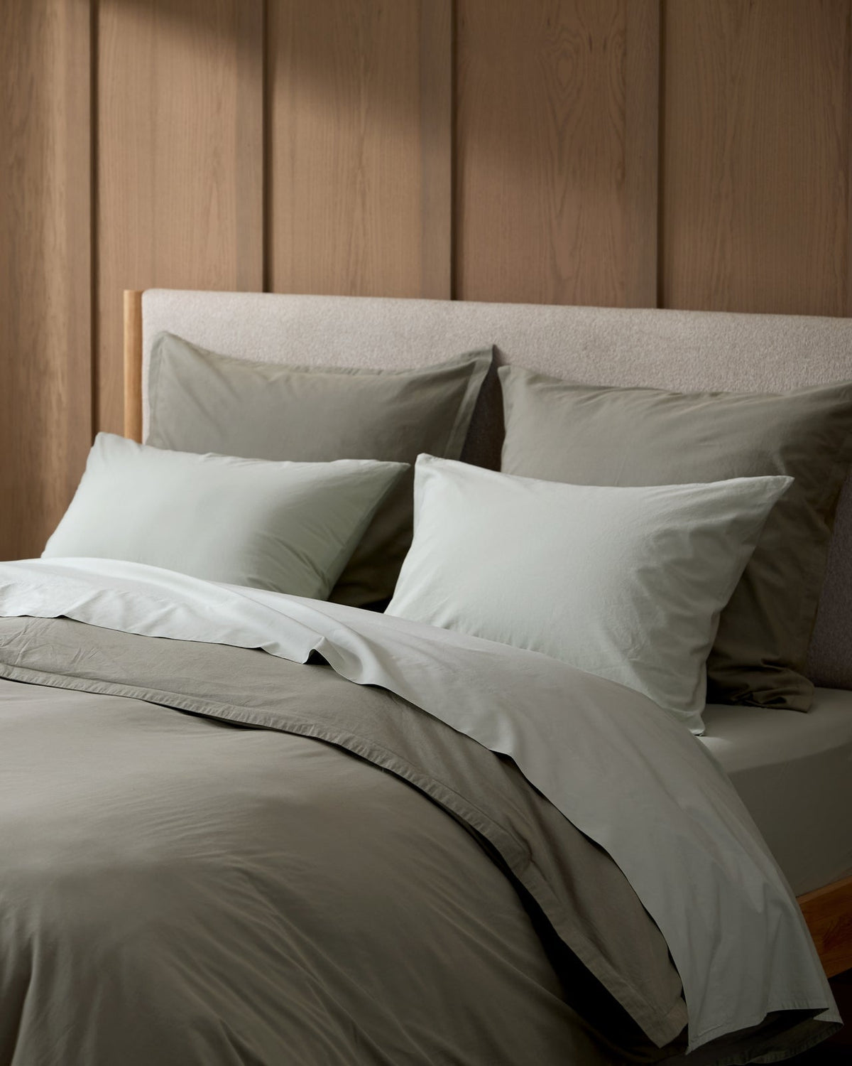Percale Top Sheet - FINAL SALE (Sage)
