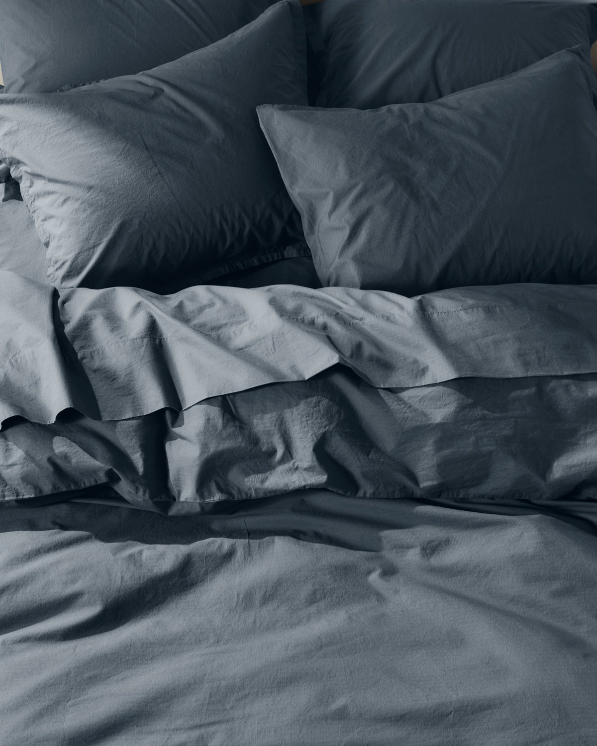 Percale Duvet Cover (Dusk)