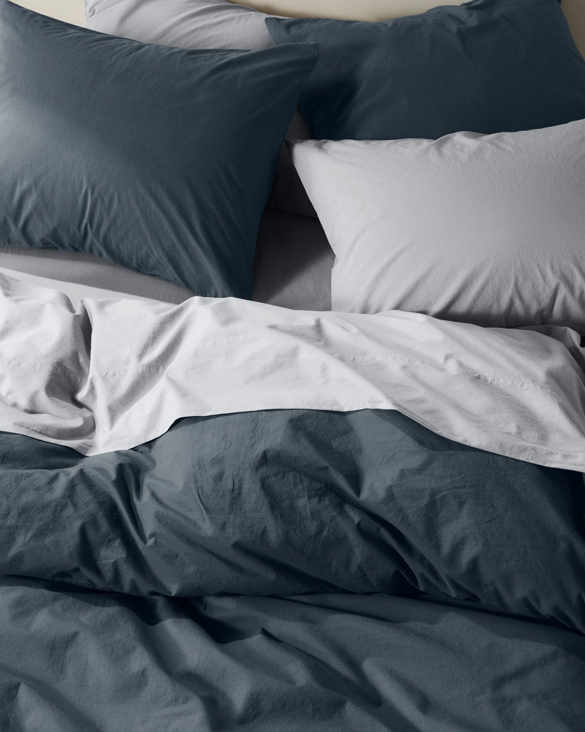 Percale Pillowcase Set (Sky)