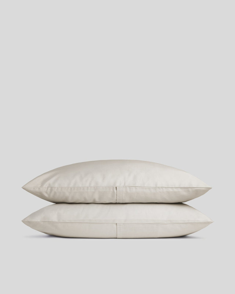 Sateen Pillowcase Set (Bone)