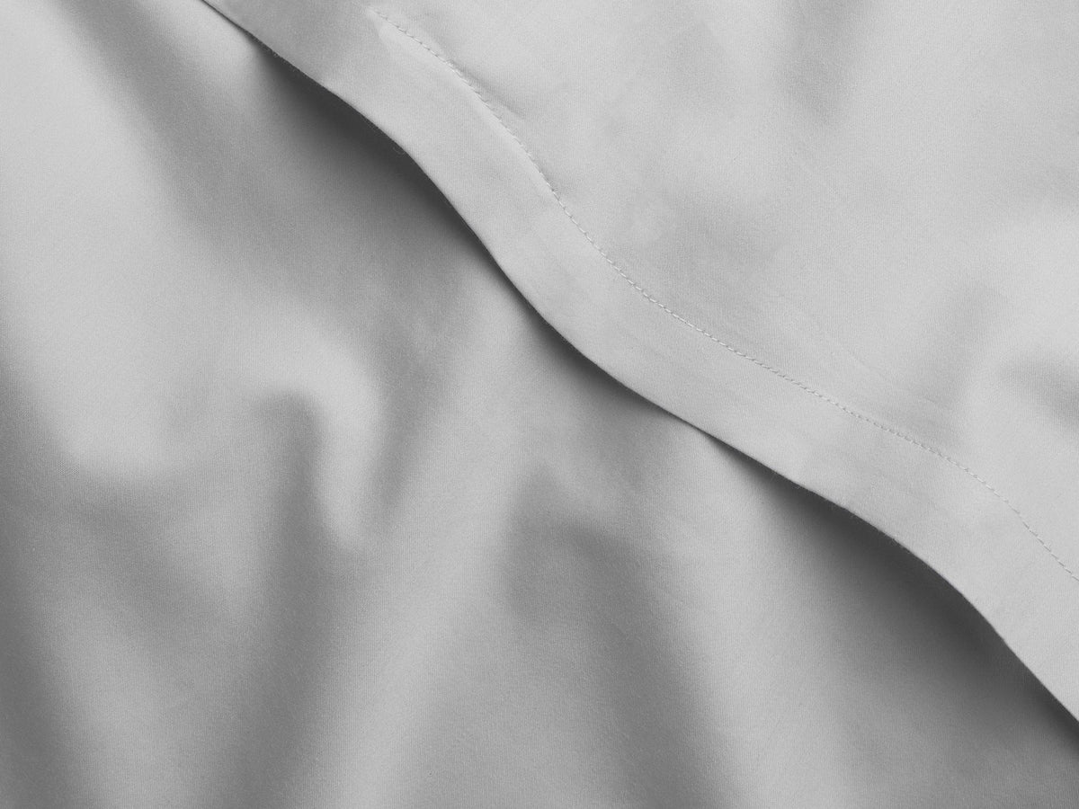 Sateen Pillowcase Set (Light Grey)