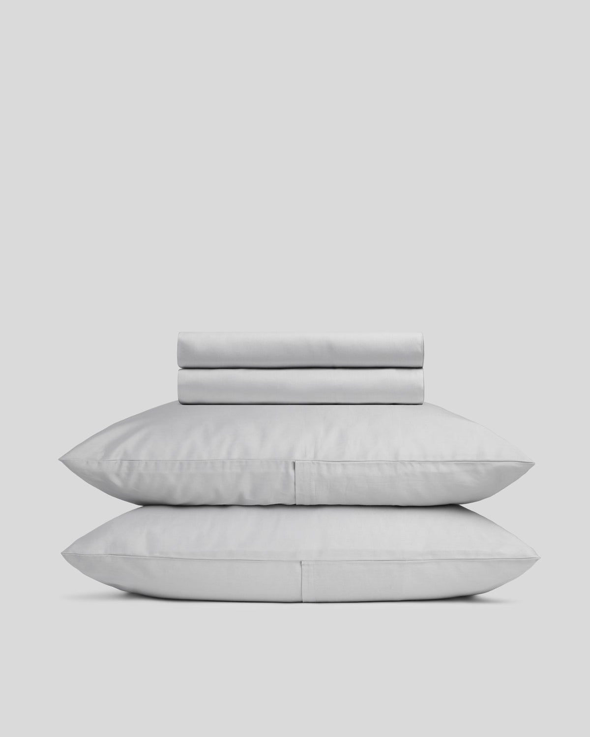 Sateen Sheet Set - Light Grey F/Q