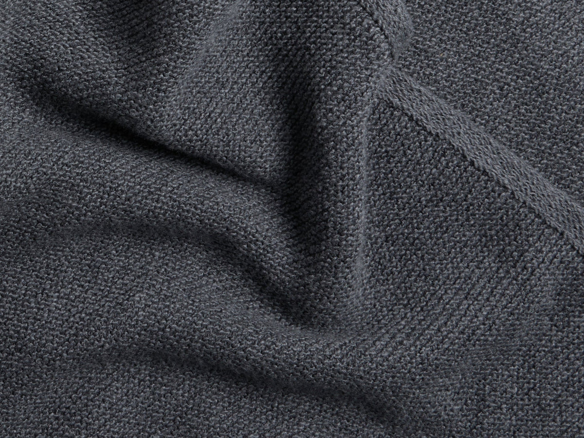 Soft Spun Cotton Throw - FINAL SALE (Grey)