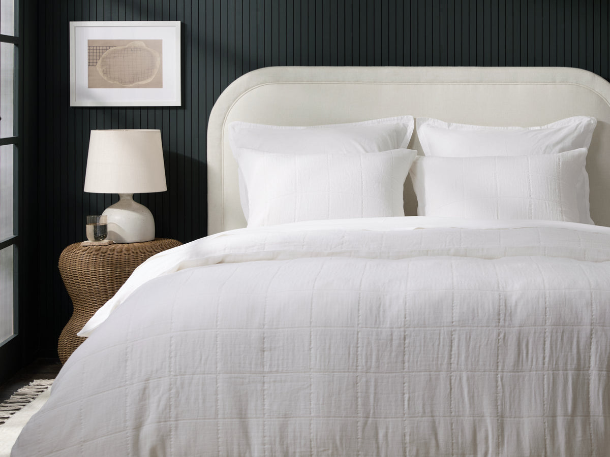 Terrace Gauze Sham Set - FINAL SALE (White)